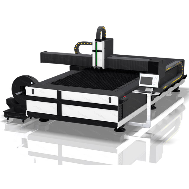 CNC Cutters Laser Lazer Mesin Pemotong 1000 W Serat Laser Mesin Pemotong Lembaran Logam